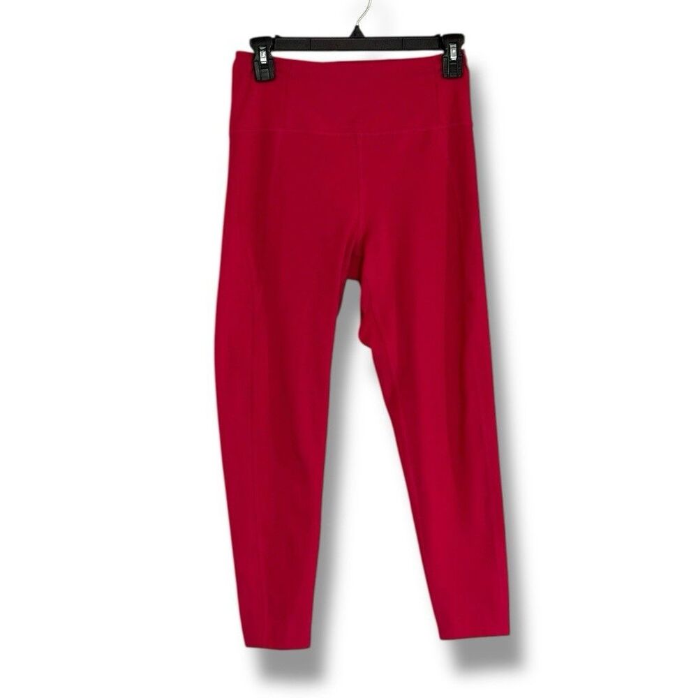 Girlfriend Collective High Rise Compression Cropped Leggings Medium Hot Pink
